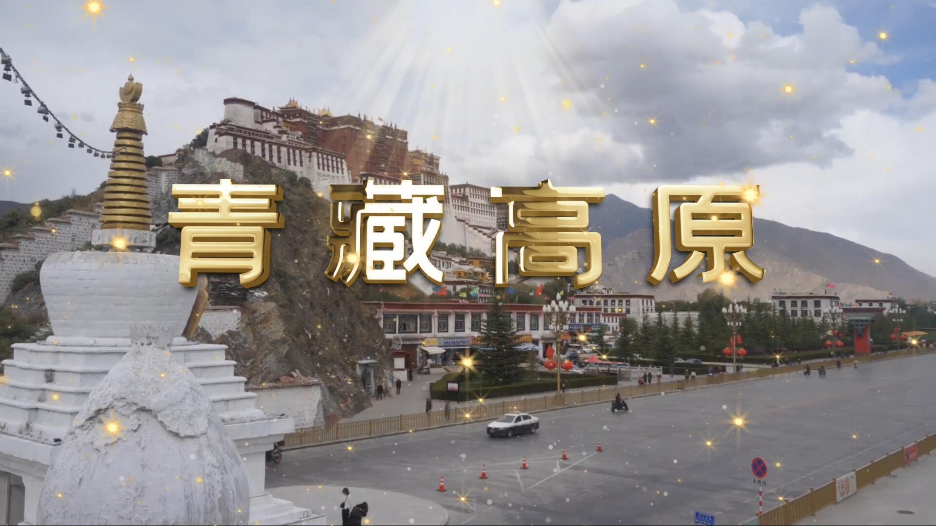 青藏高原视频合成led歌曲背景pr合成视频的预览图