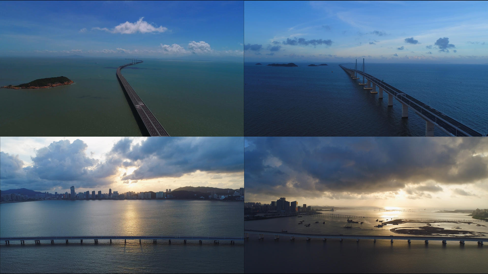 【城市宣传片】4k港珠澳大桥视频合集视频的预览图