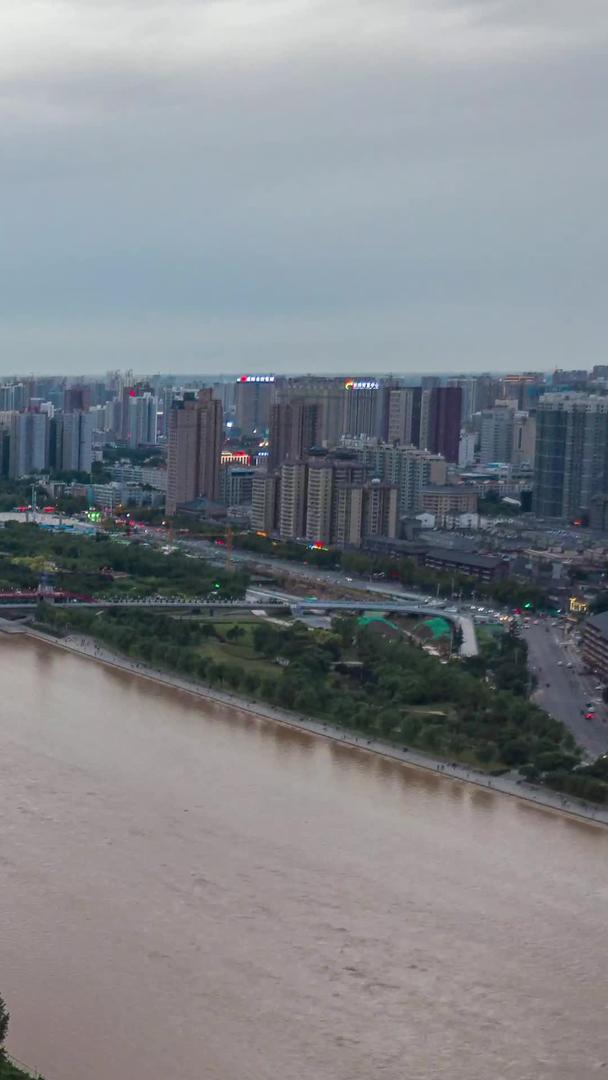 渭河泄洪城市视频的预览图