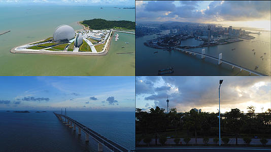 【城市宣传片】4k港珠澳大桥实拍合集视频的预览图