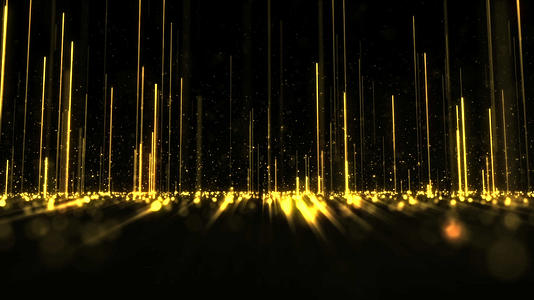 金色粒子背景特效视频素材视频的预览图