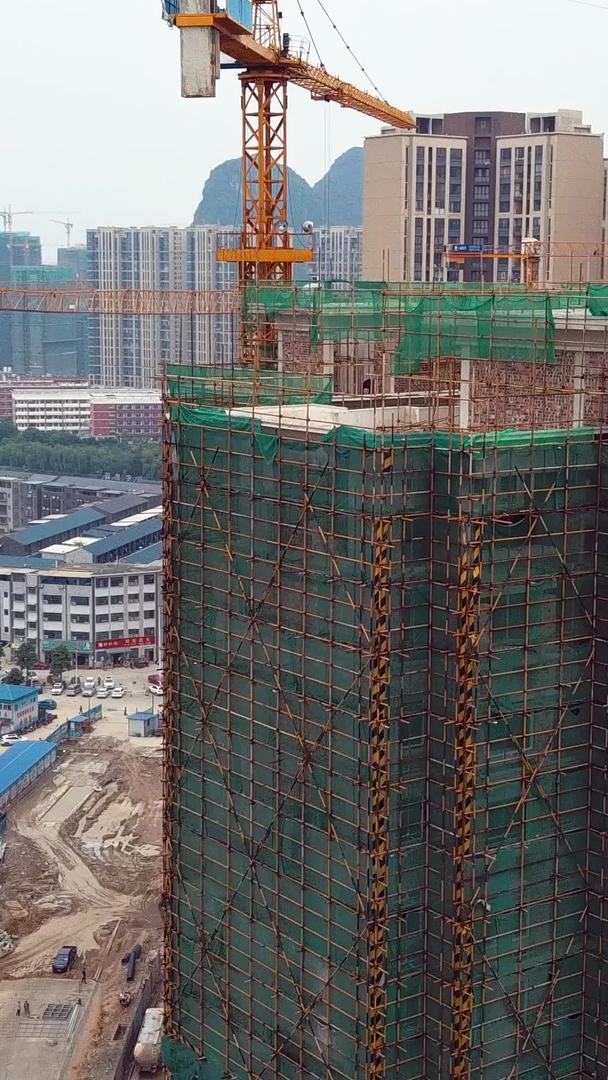 桂林临桂新区航拍建筑工地视频的预览图