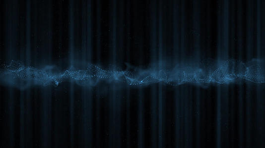 蓝色粒子元素带透明度通道视频的预览图