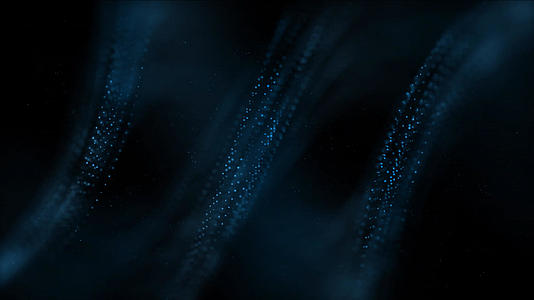 蓝色粒子元素带透明度通道视频的预览图
