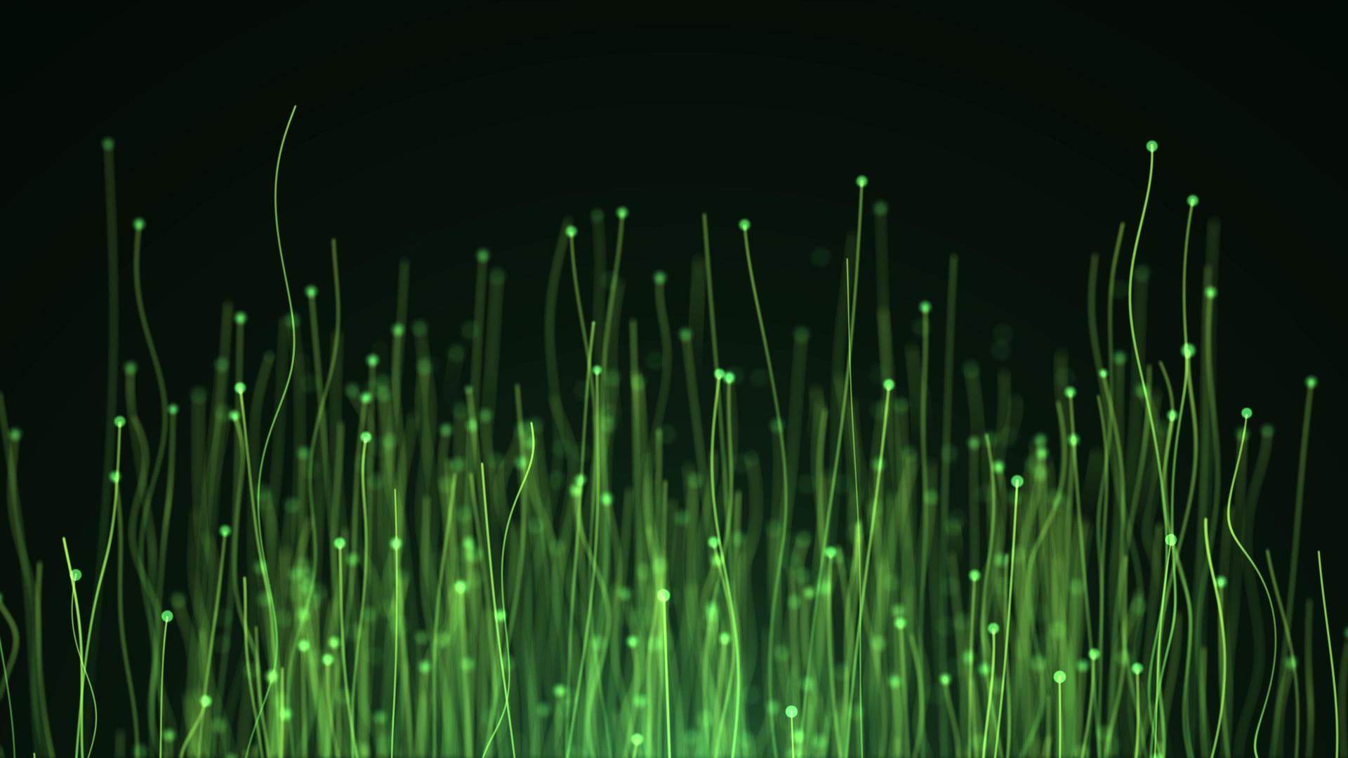 绿色粒子拖尾上升动态4K背景视频视频的预览图