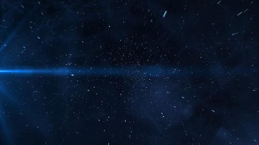 唯美星空粒子背景视频的预览图