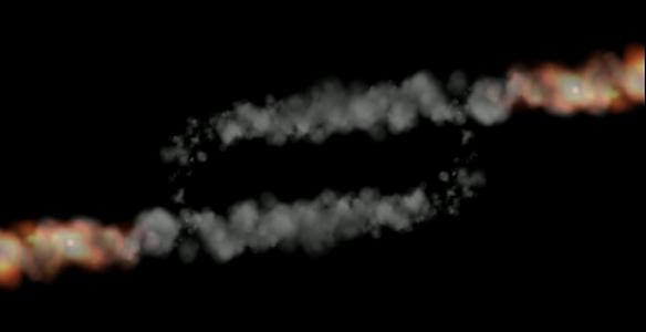 火焰烟雾粒子路径动画视频的预览图