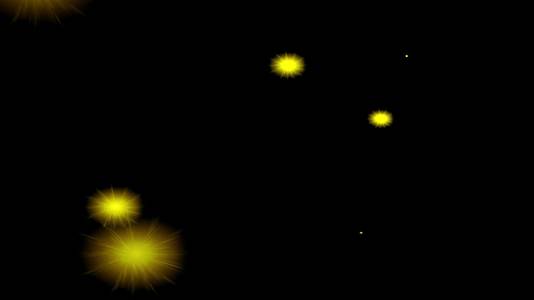 金黄闪烁粒子视频的预览图