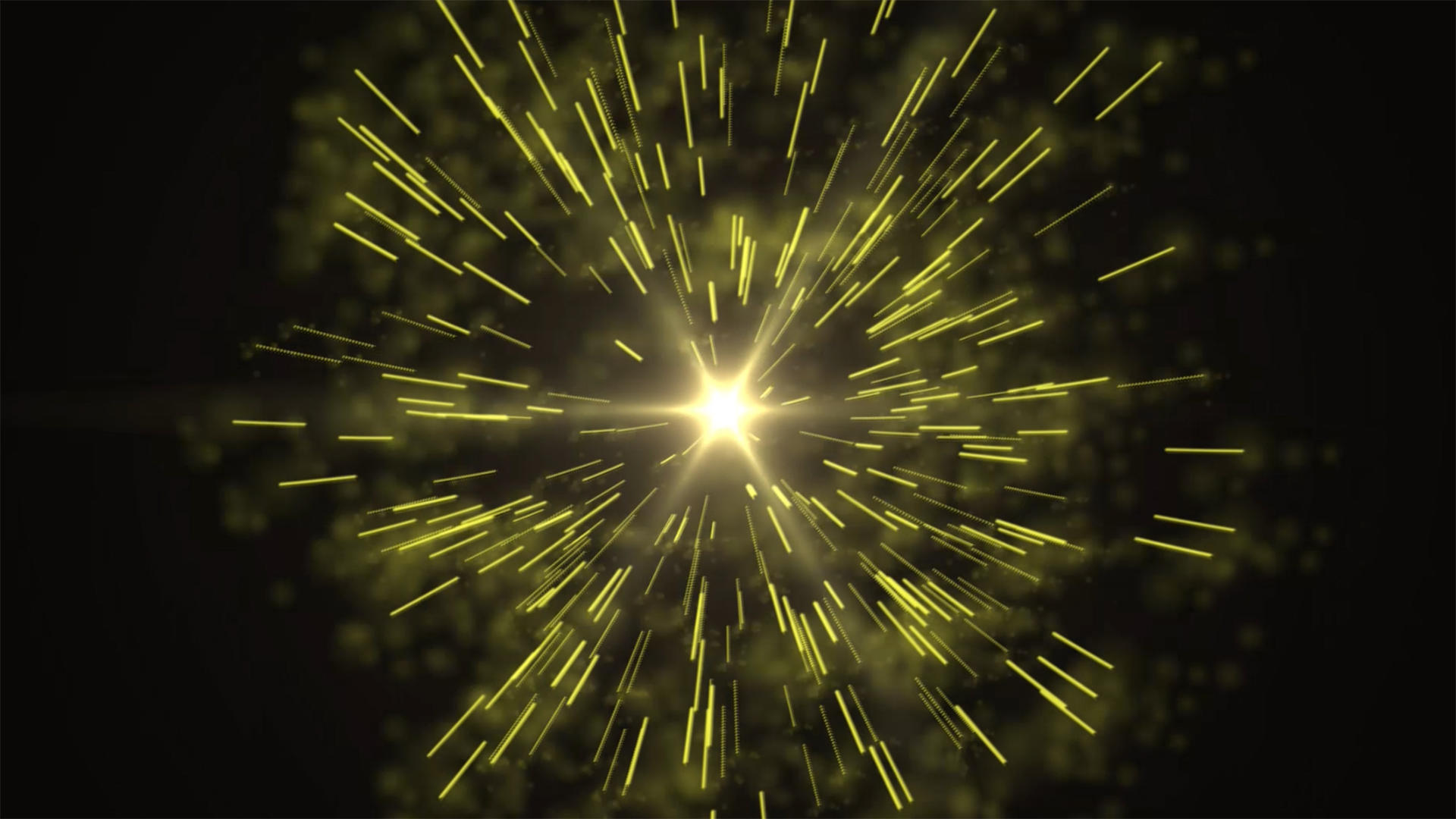 黄色爆炸元素带透明度通道视频的预览图