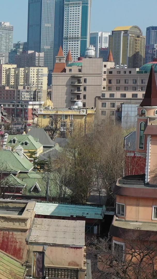 大连俄罗斯风情街风景视频的预览图