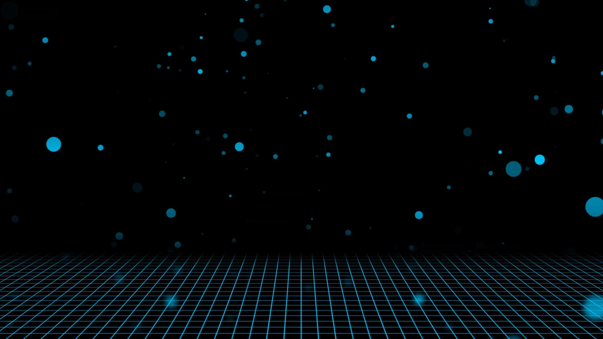 蓝色粒子科技元素带透明度通道视频的预览图