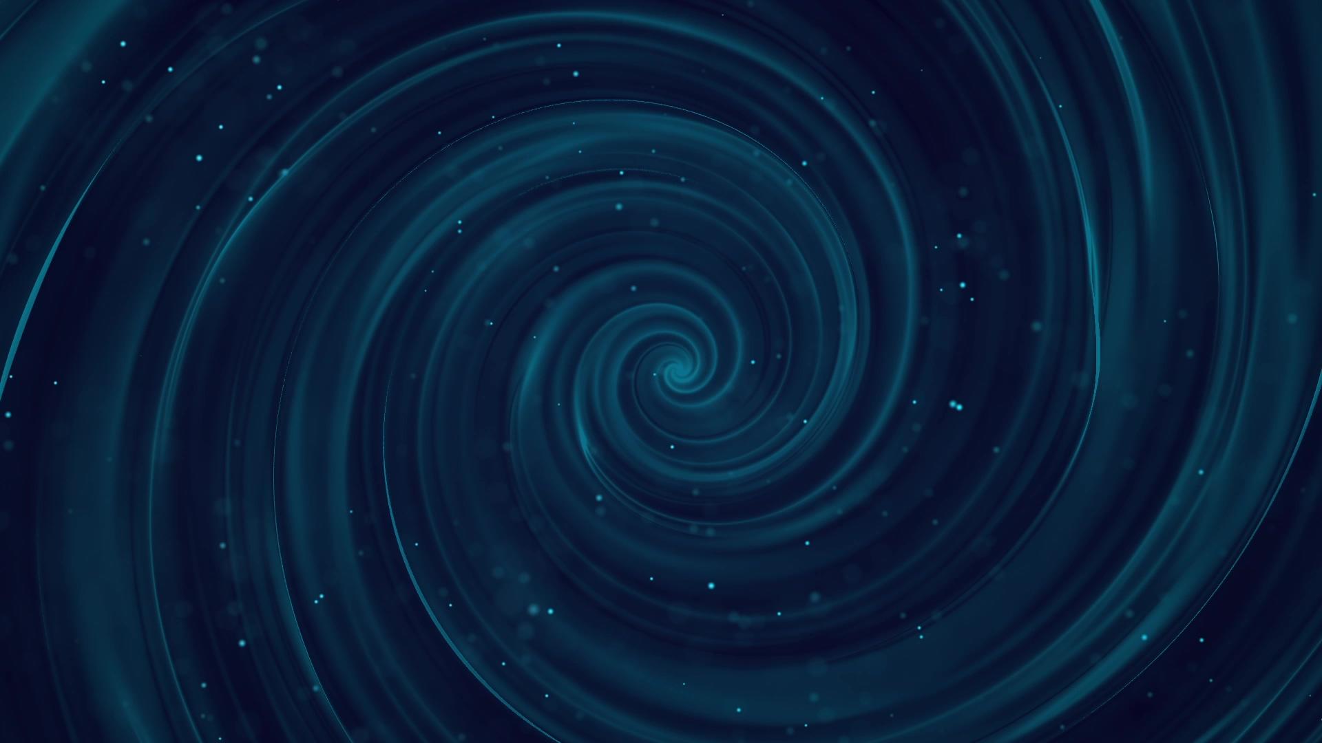 蓝色粒子旋涡背景视频的预览图