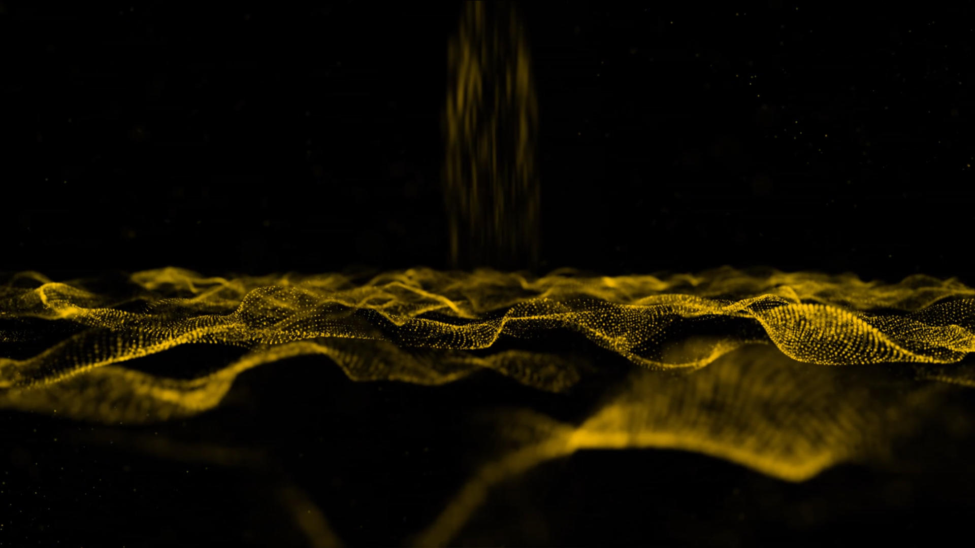 粒子海平面动画元素带透明度通道视频的预览图