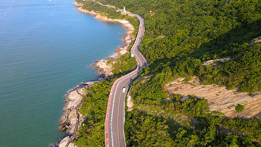 连云港连岛景区海滨公路航拍合集4K视频的预览图