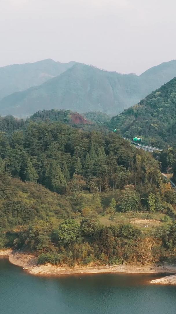 斜拉桥黄山太平湖双桥景观视频的预览图