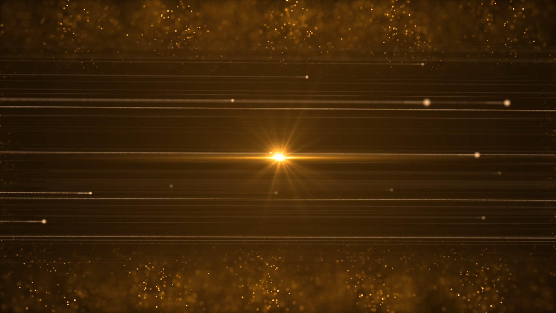 金色唯美粒子光线视频的预览图