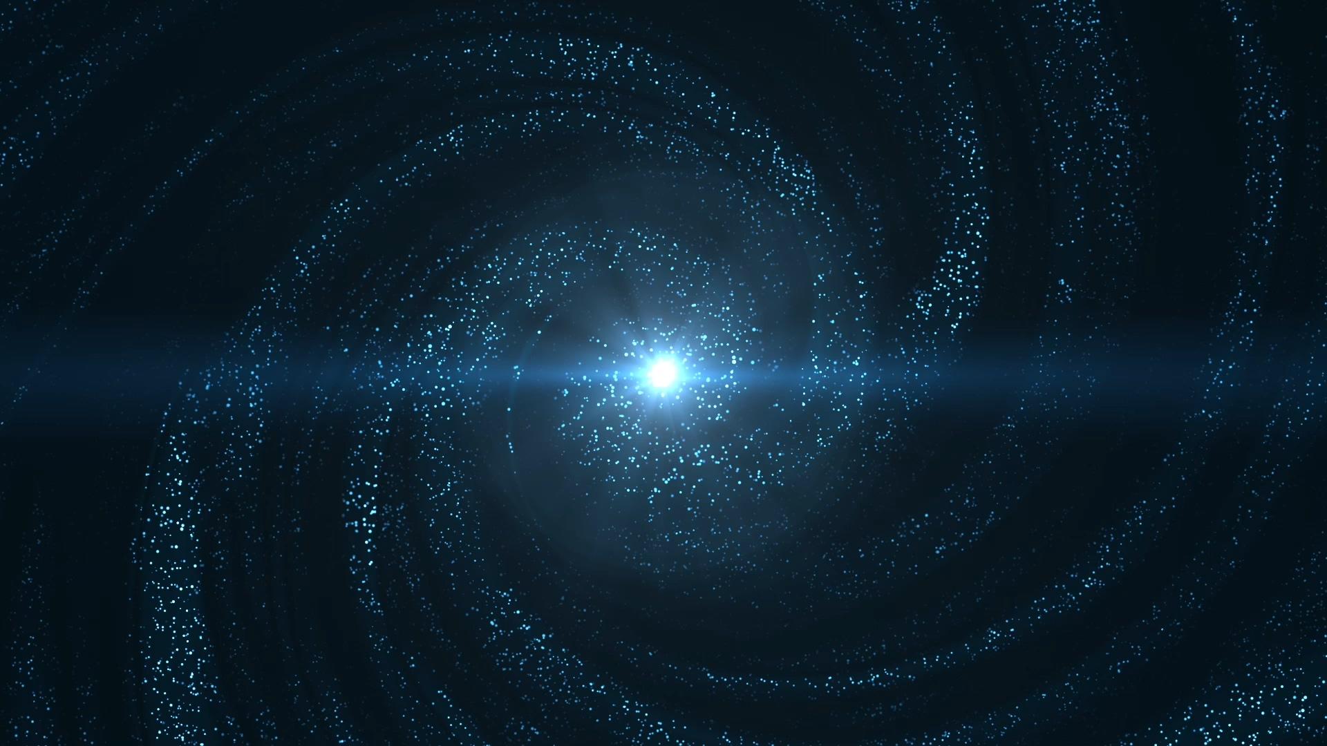 星空旋涡粒子视频的预览图