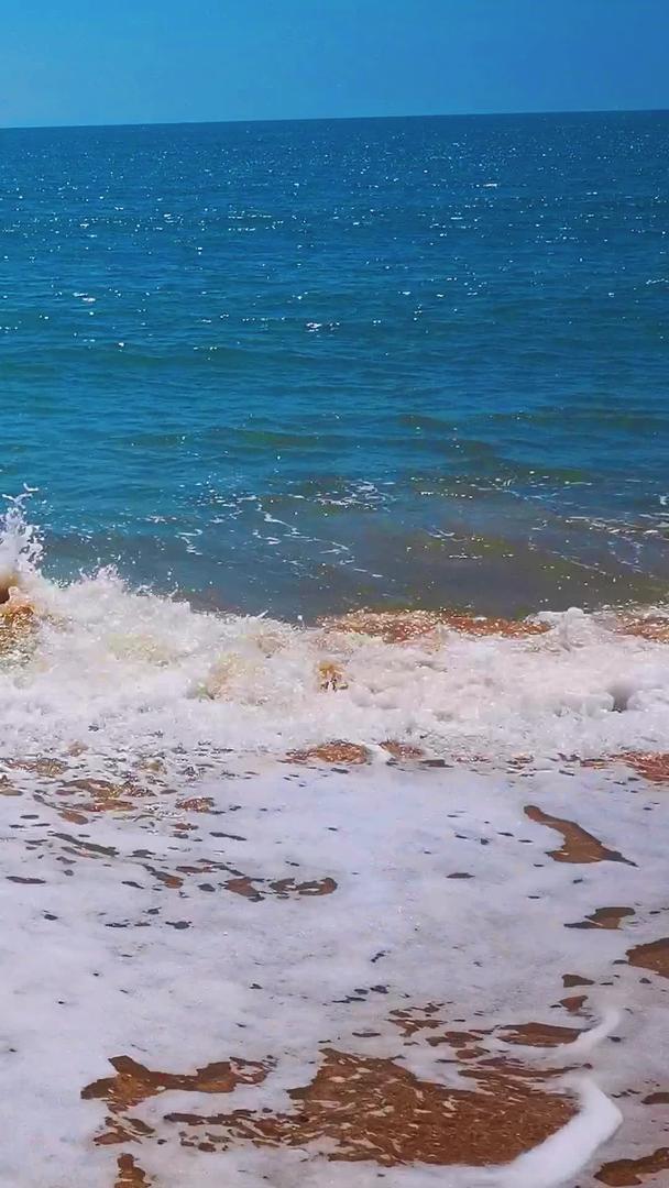 夏日海浪沙滩自然风景视频带环境音频视频的预览图