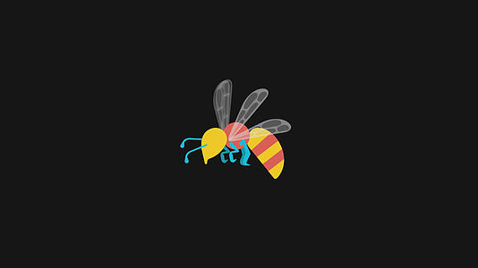 卡通MG元素蜜蜂动态元素展示视频的预览图