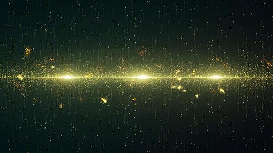 金色晚会粒子光效动态背景视频的预览图