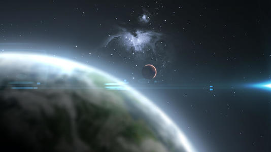 宇宙星空合成背景视频的预览图