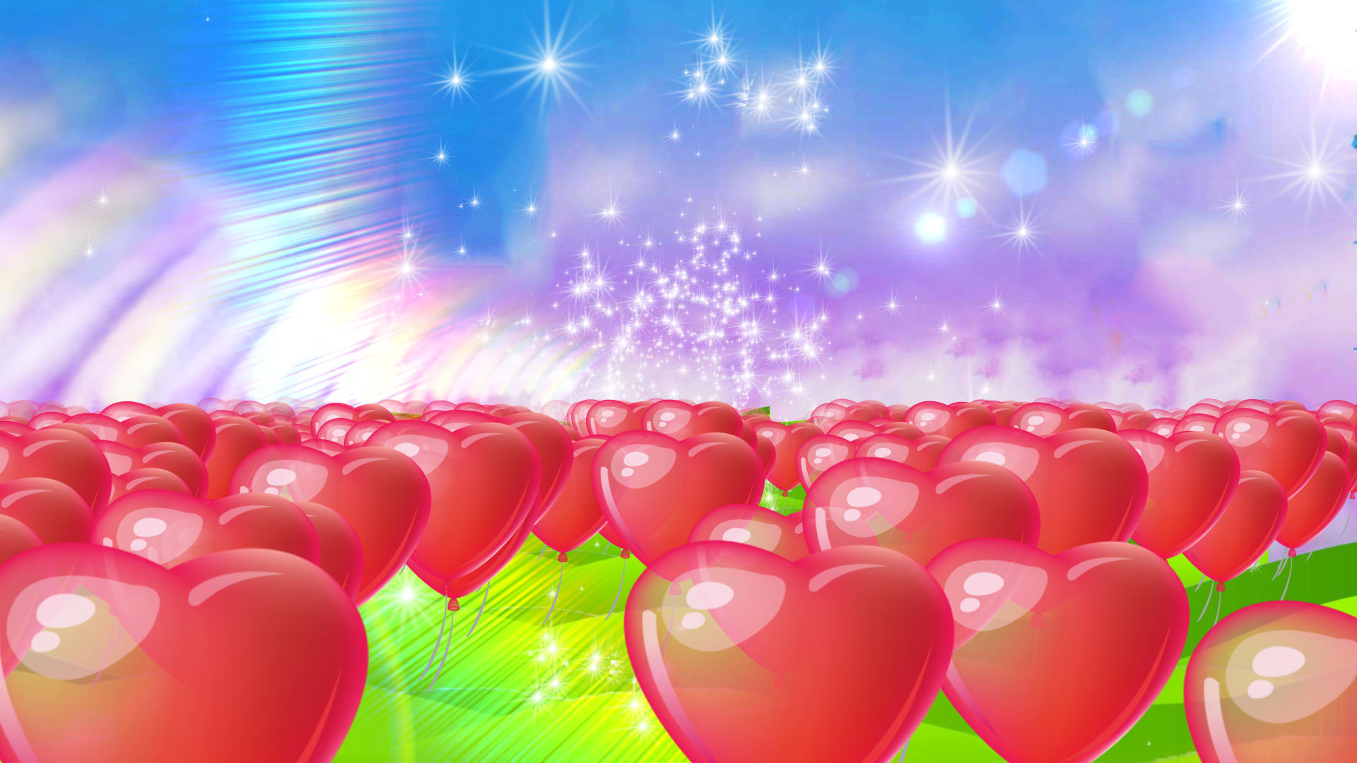 彩虹气球视频的预览图