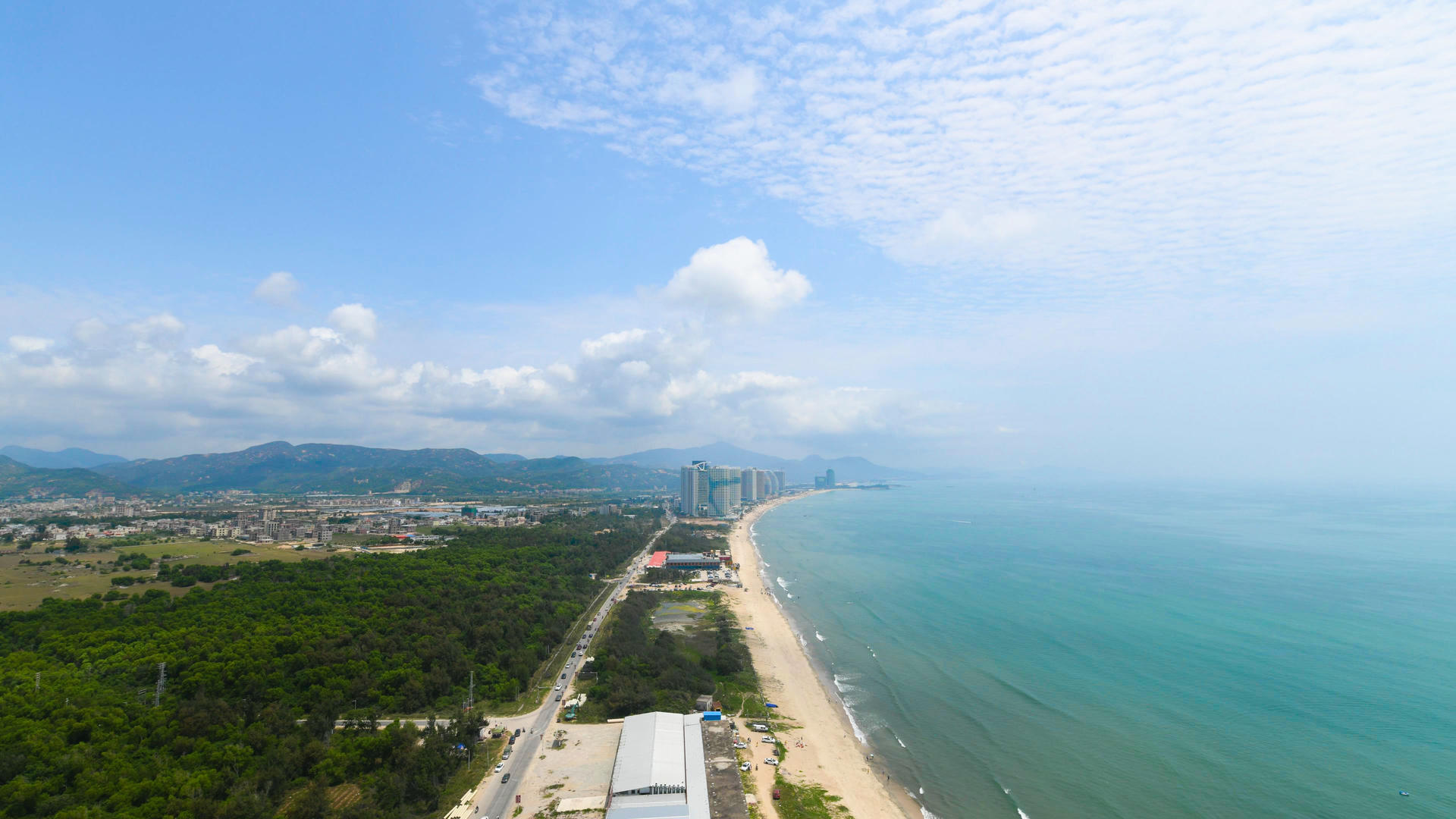 惠州双月湾延时摄影4K视频的预览图