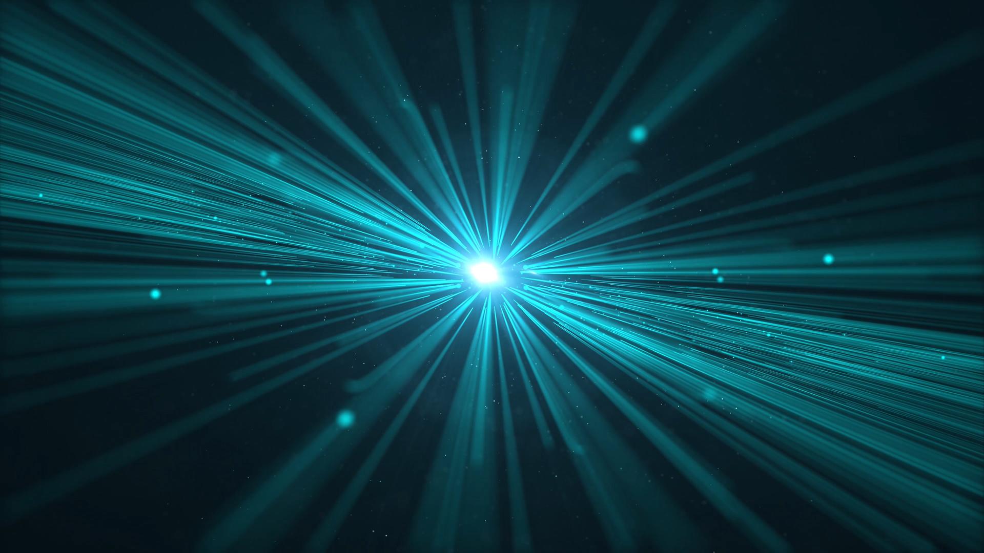 4K大气粒子光线汇聚视频的预览图