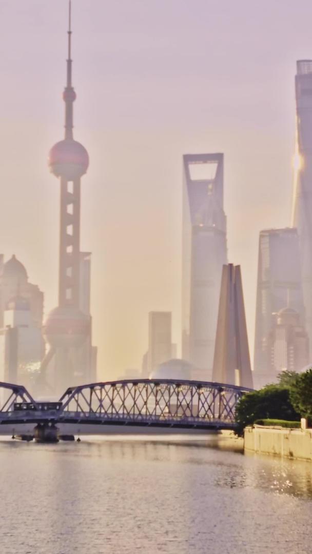 上海外白渡桥电影比例视频视频的预览图