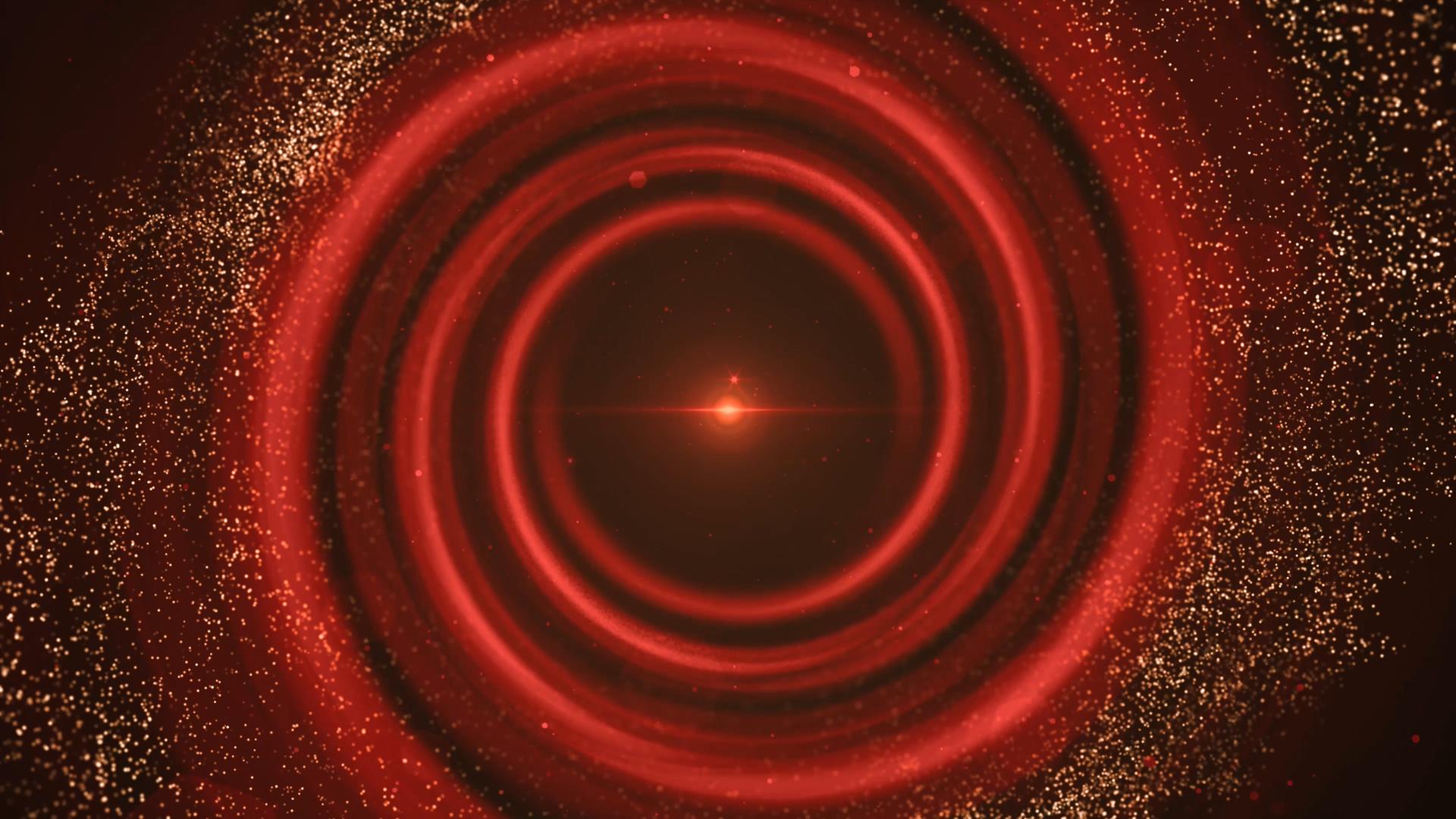 4K红色粒子旋涡背景视频的预览图