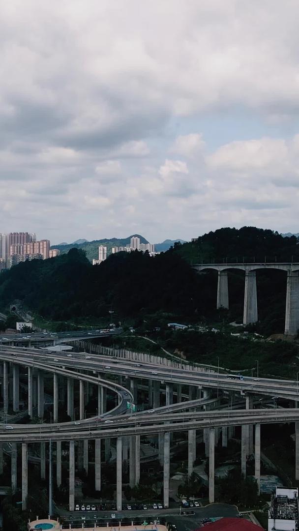 贵阳城市风光与交通视频视频的预览图