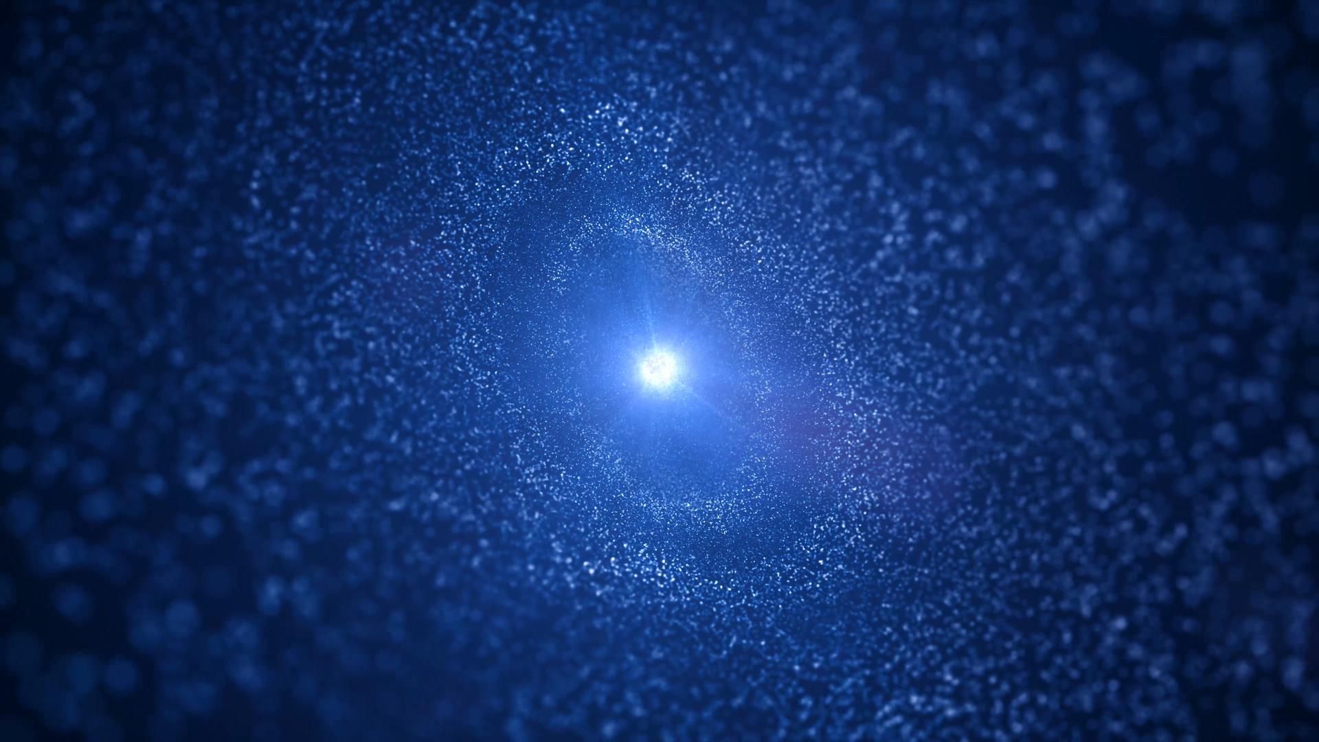 4K粒子旋涡背景视频的预览图