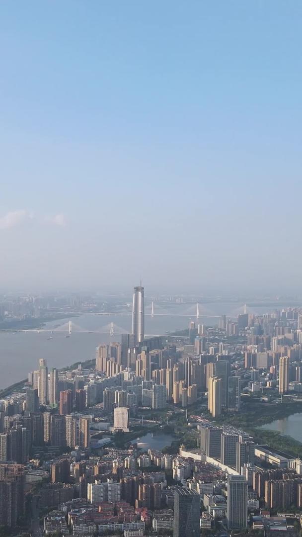滨江商务区航拍城市素材视频的预览图