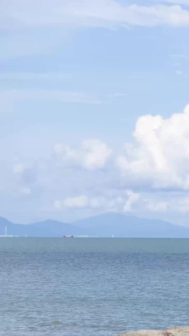 5k素材延时摄影广东珠海海景城市风景城市视频的预览图