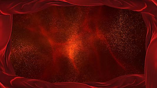 4K红绸粒子背景视频的预览图