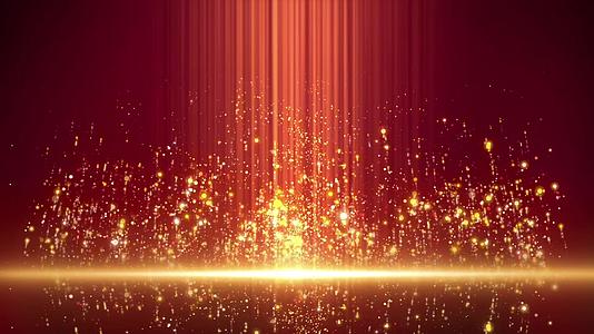 金色粒子光效舞台背景视频的预览图