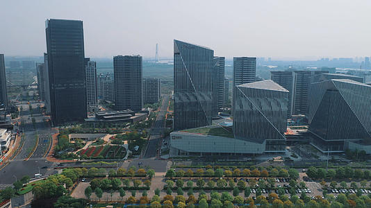 上海后滩商务建筑视频的预览图