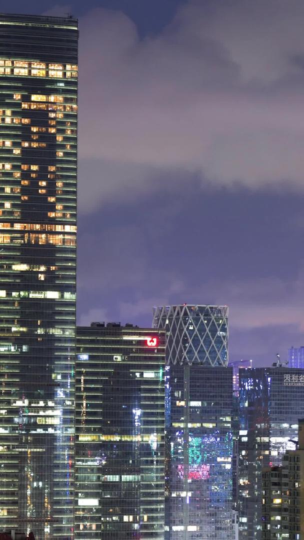 深圳南山区夜景视频的预览图