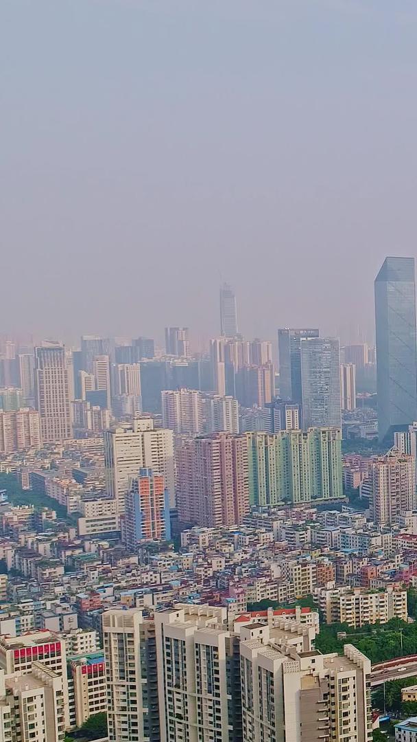 CBD航拍在广州市区视频的预览图