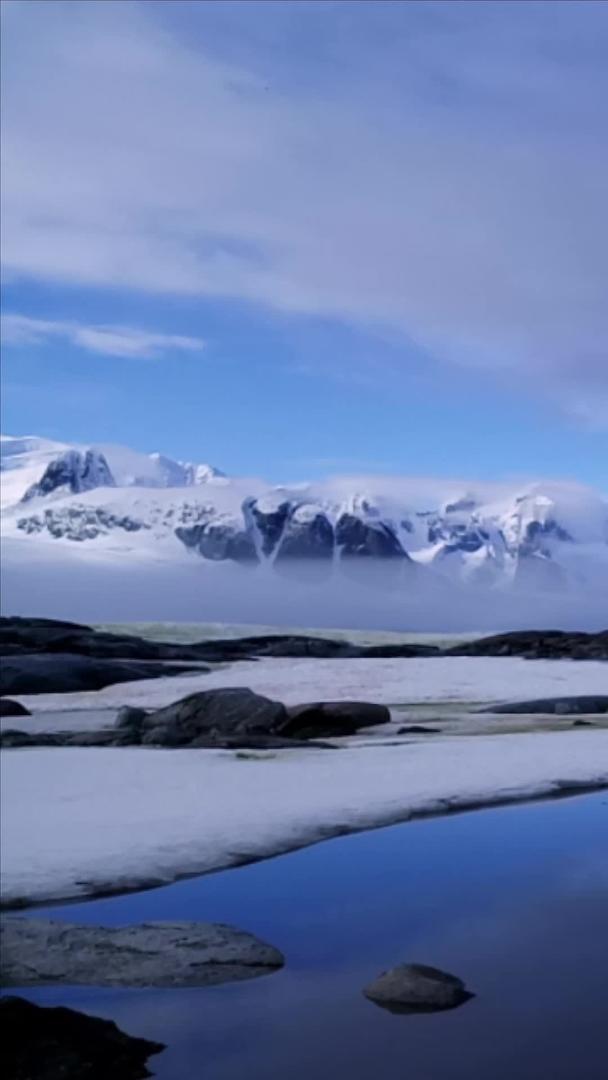 雪山风光南极大陆视频的预览图