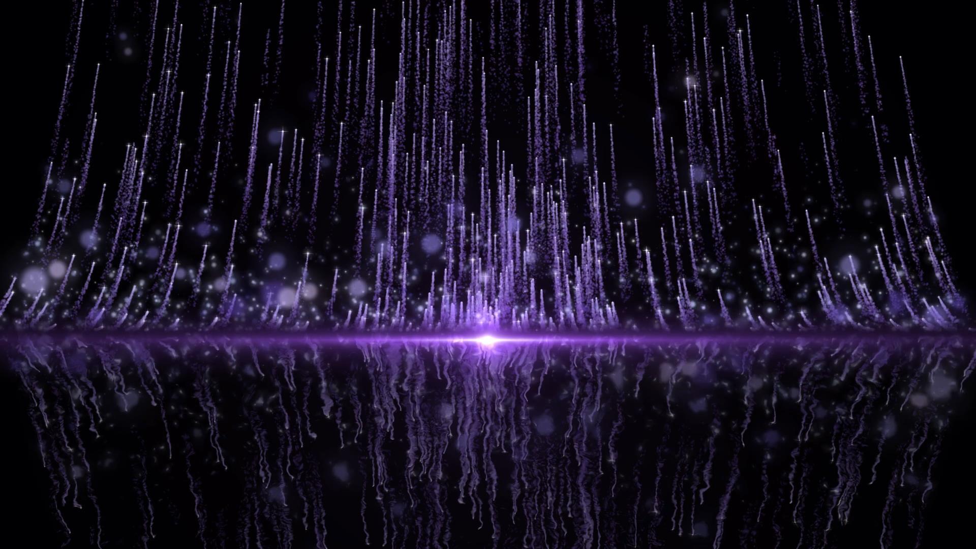 唯美粒子光束上升动态水面镜像视频元素视频的预览图