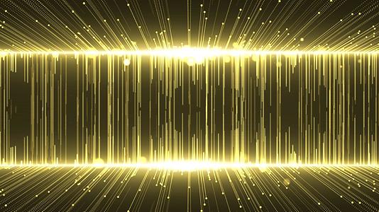 金色唯美大气粒子光线动态视频元素视频的预览图