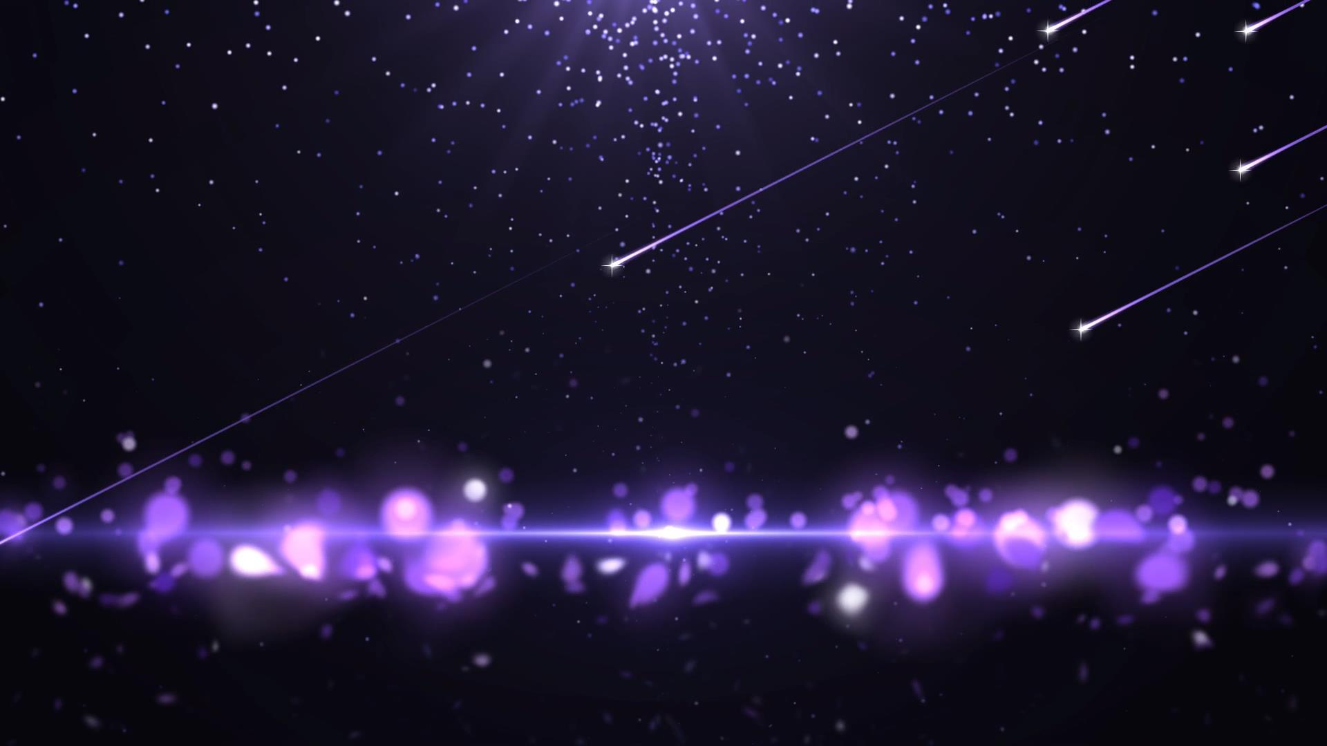 动态光效唯美粒子流星闪烁视频元素视频的预览图