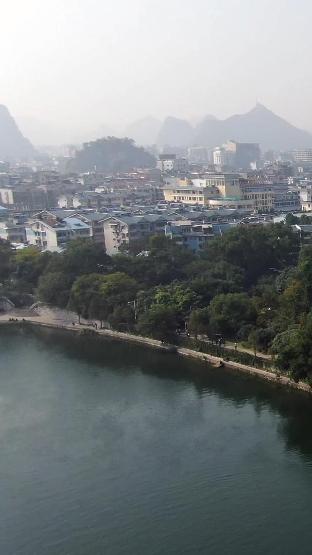广西桂林象鼻航拍视频的预览图