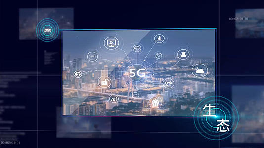 5G科技宣传片AE模板视频的预览图