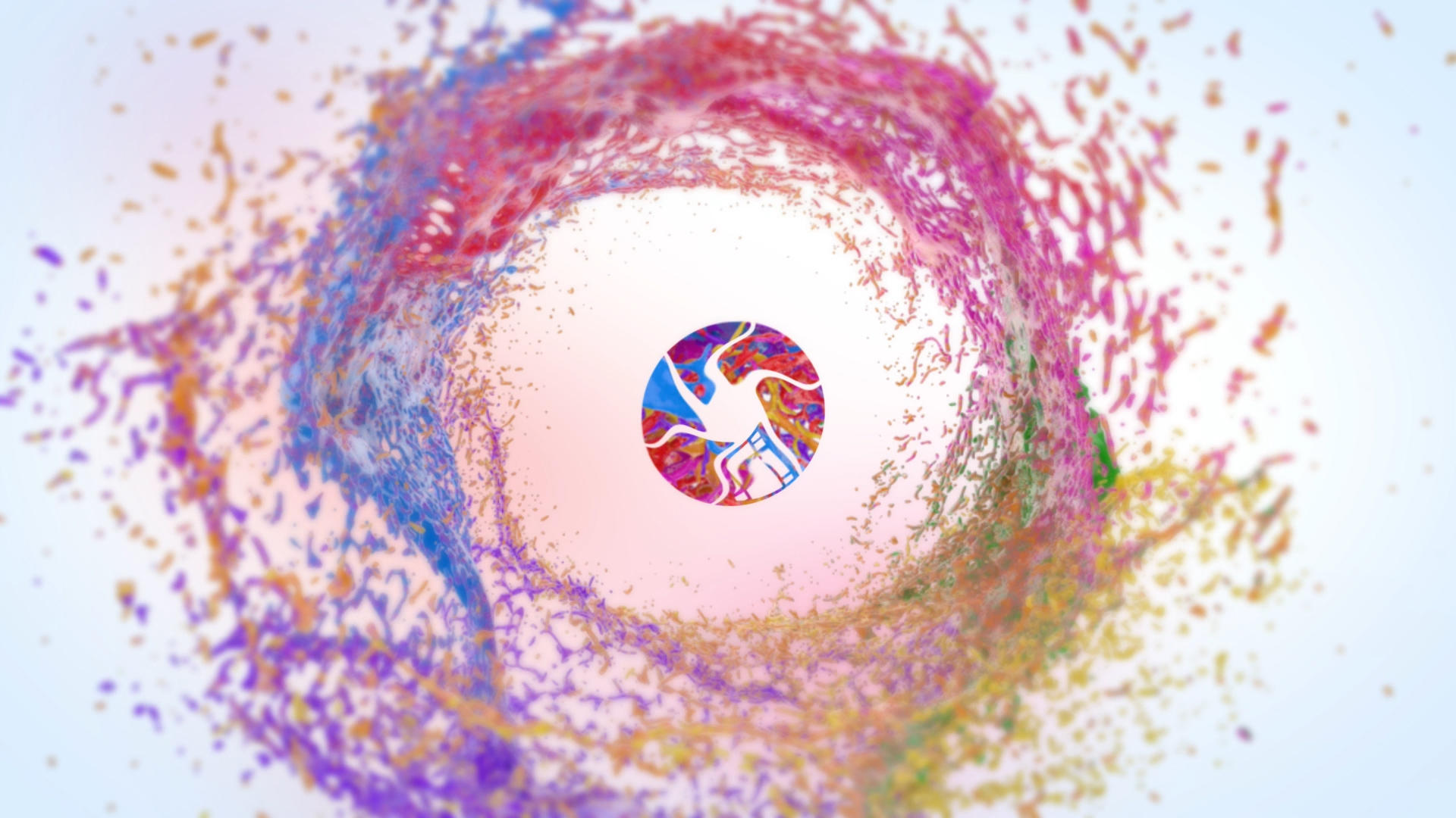 多彩油漆演绎logo视频的预览图
