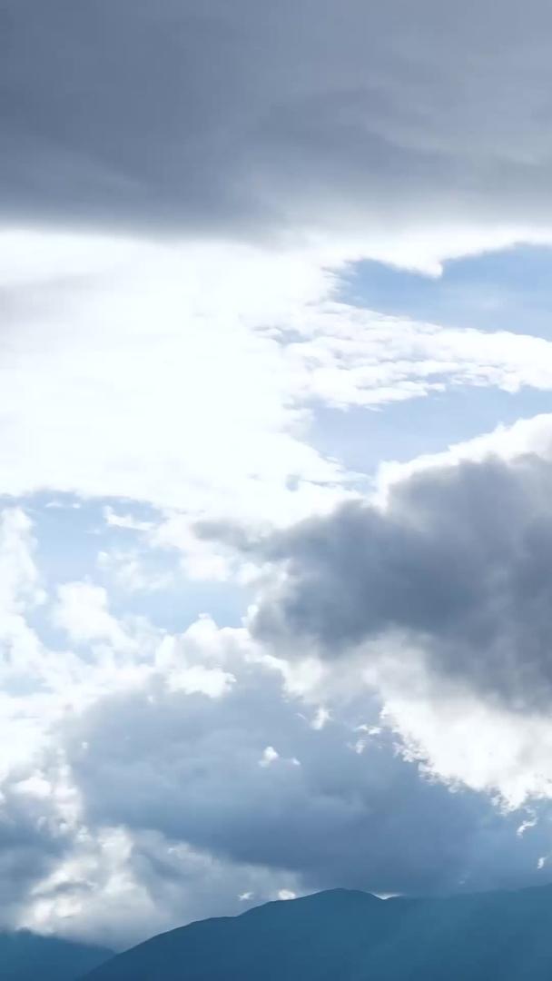 云南大理洱海阳光穿过云层6K延时摄影视频的预览图