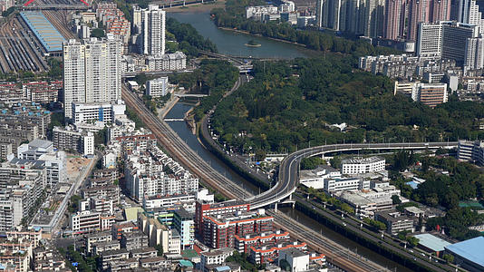 深圳罗湖区交通城市延时视频的预览图