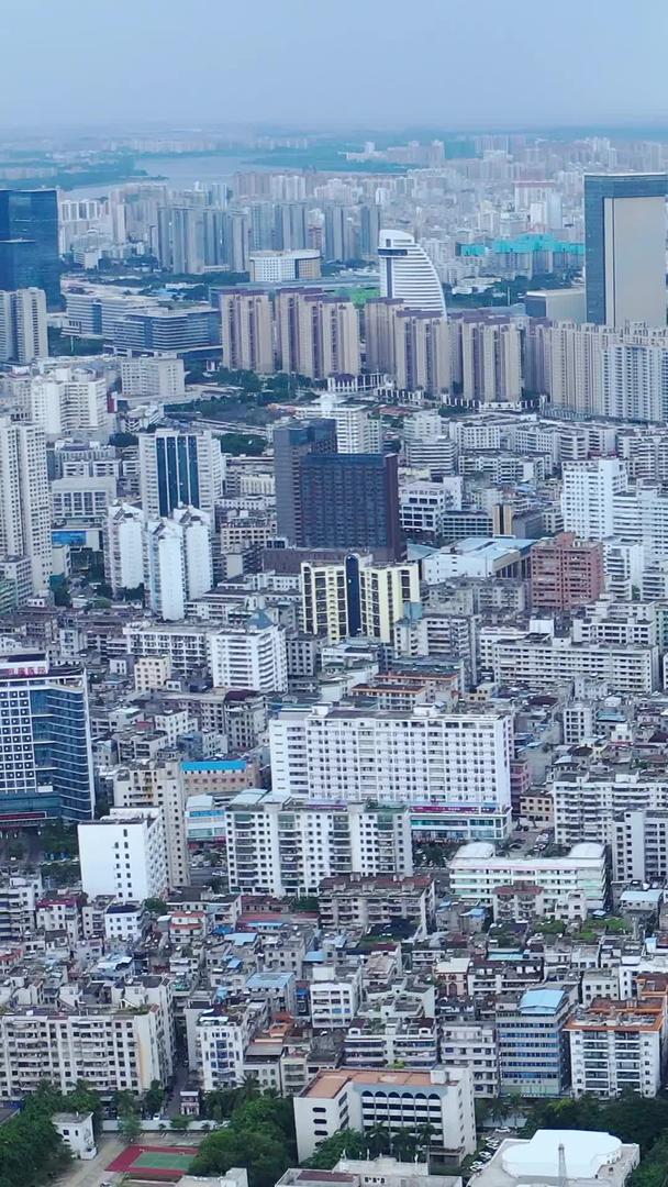 海口市城市航拍全景视频素材视频的预览图
