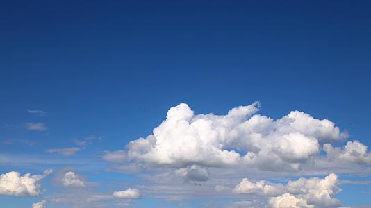 蓝天白云背景延时视频视频的预览图